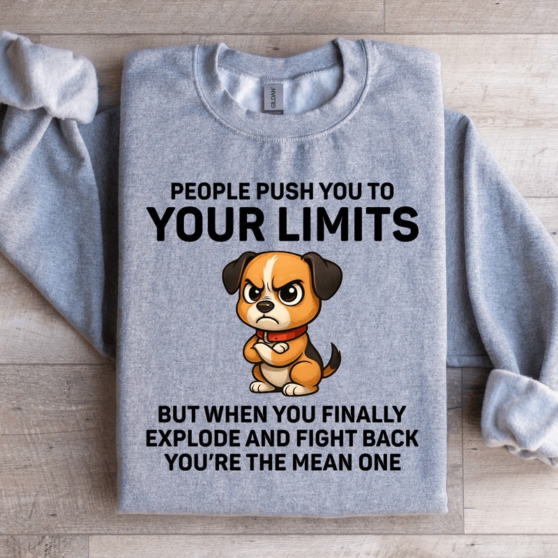 People Push Your Limits Sweatshirt 1
