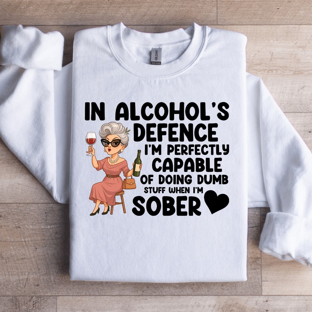 In Alcohols Defence Sweatshirt 1
