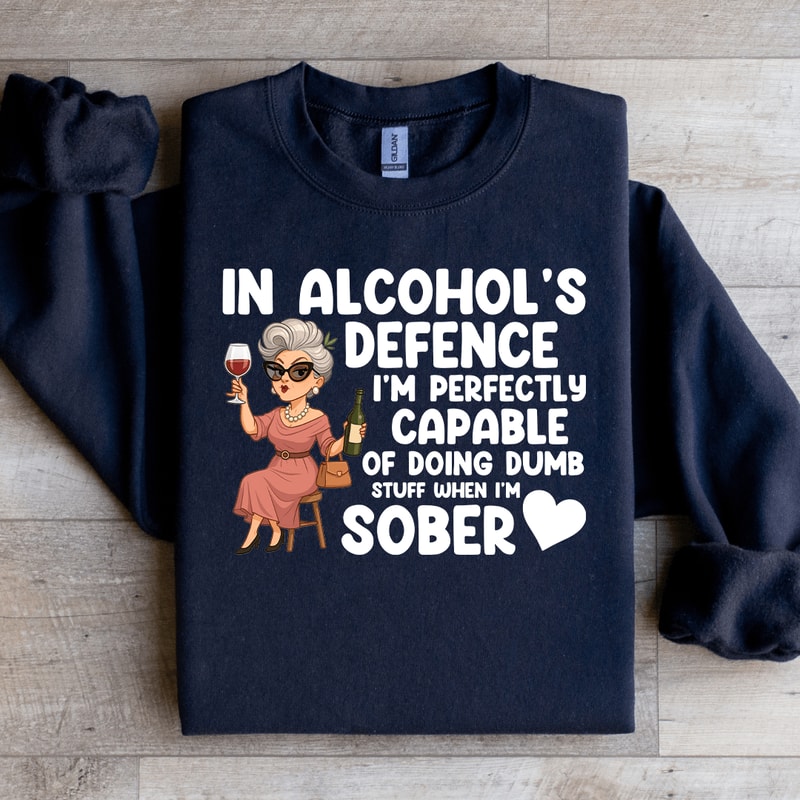 In Alcohols Defence Sweatshirt 2
