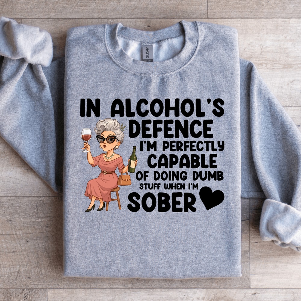 In Alcohols Defence Sweatshirt 3