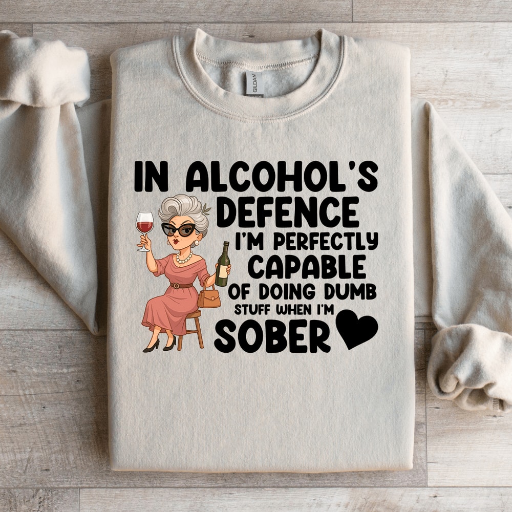 In Alcohols Defence Sweatshirt 4