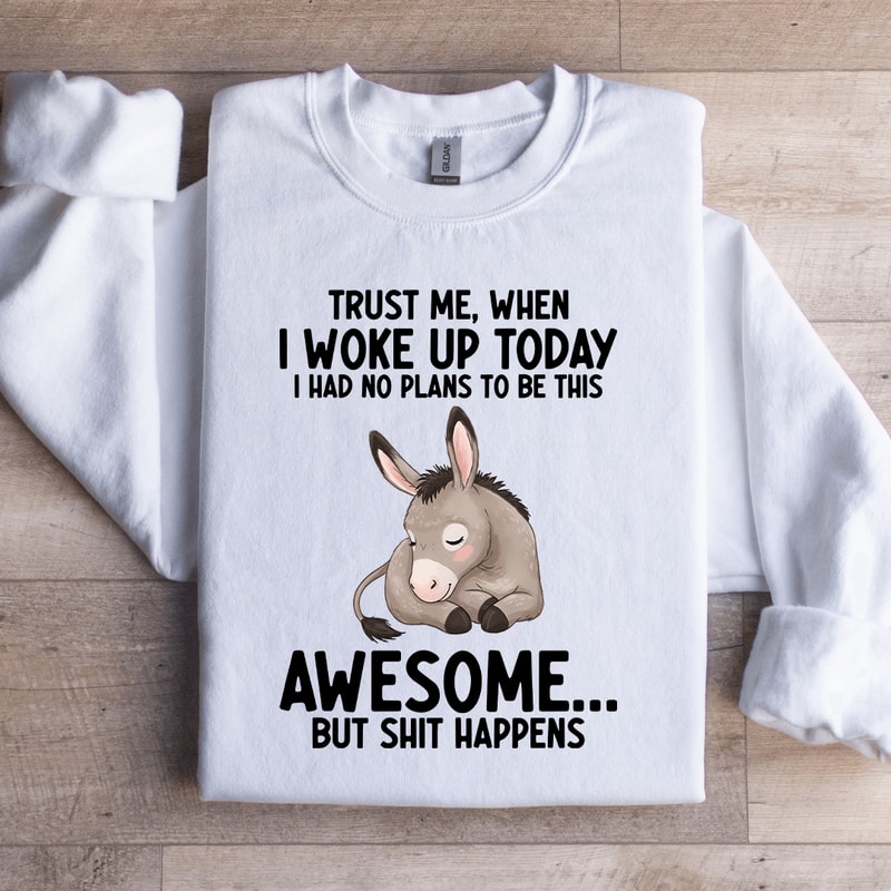 Trust Me When I Woke Up Today Sweatshir 2