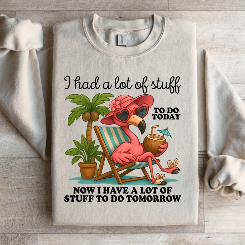I Had A Lot Of Stuff To Do Today Sweatshirt 3