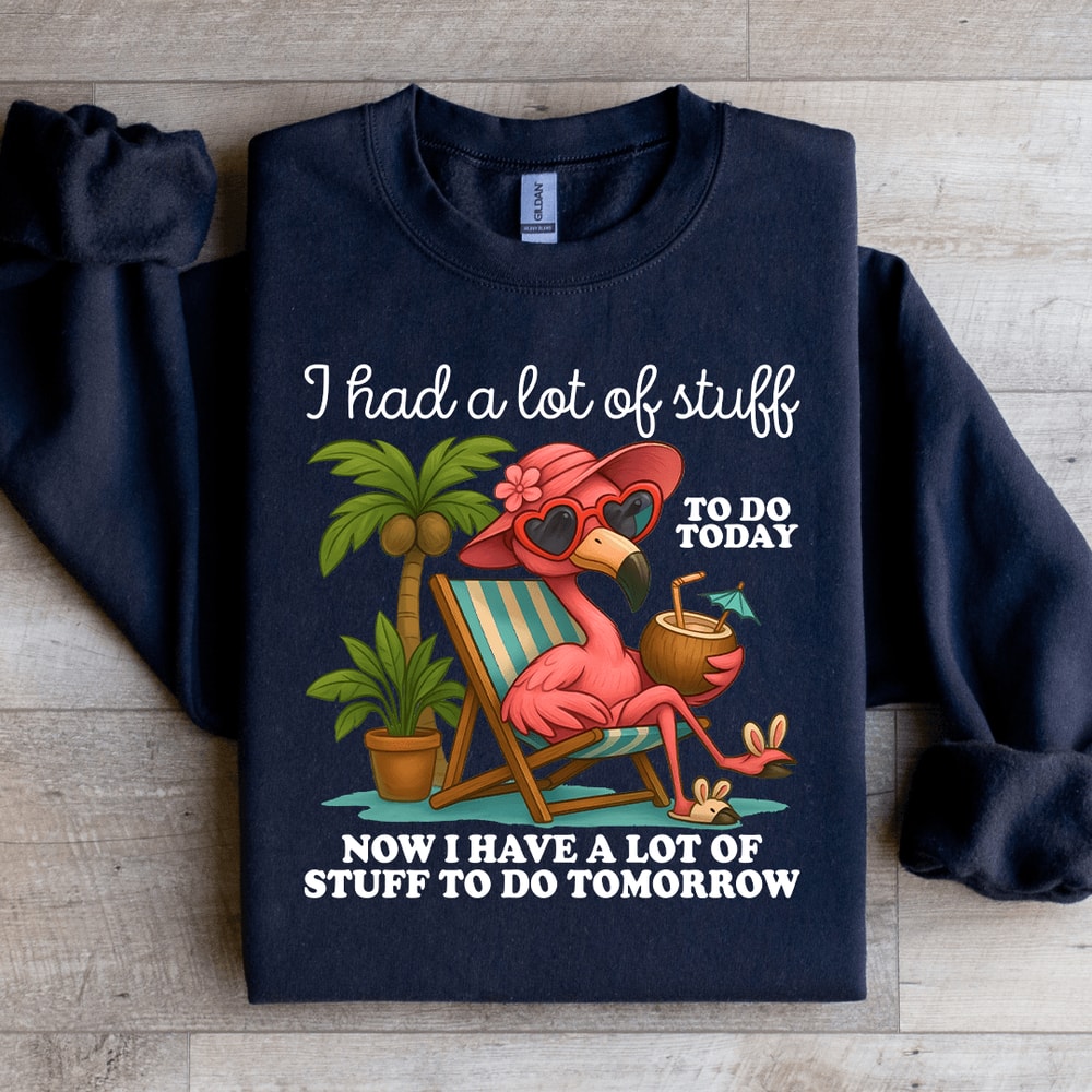 I Had A Lot Of Stuff To Do Today Sweatshirt 4