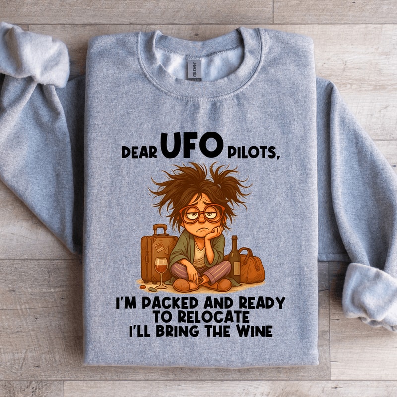 Dear UFO Pilots Sweatshirt 4