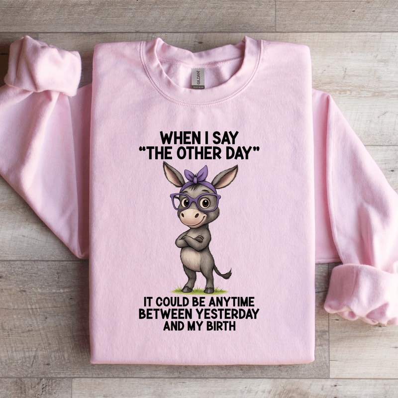 When I Say The Other Day Sweatshirt 1