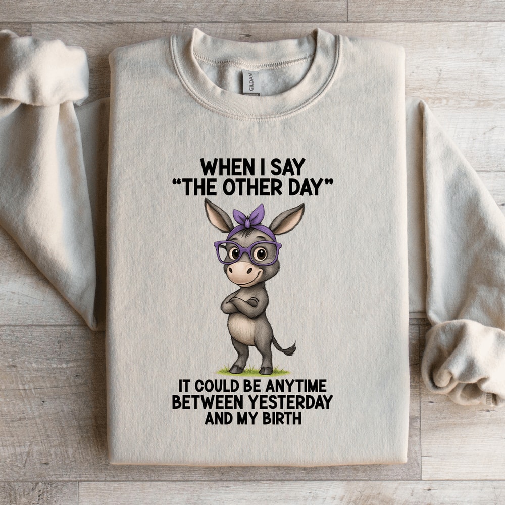 When I Say The Other Day Sweatshirt 0