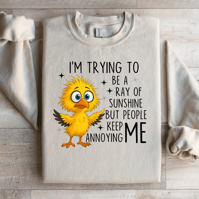Im Trying To Be A Ray Of Sweartshirt 0