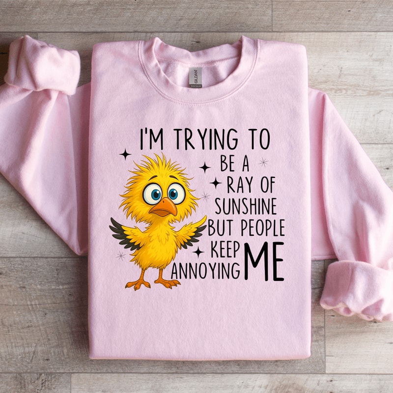 Im Trying To Be A Ray Of Sweartshirt 4