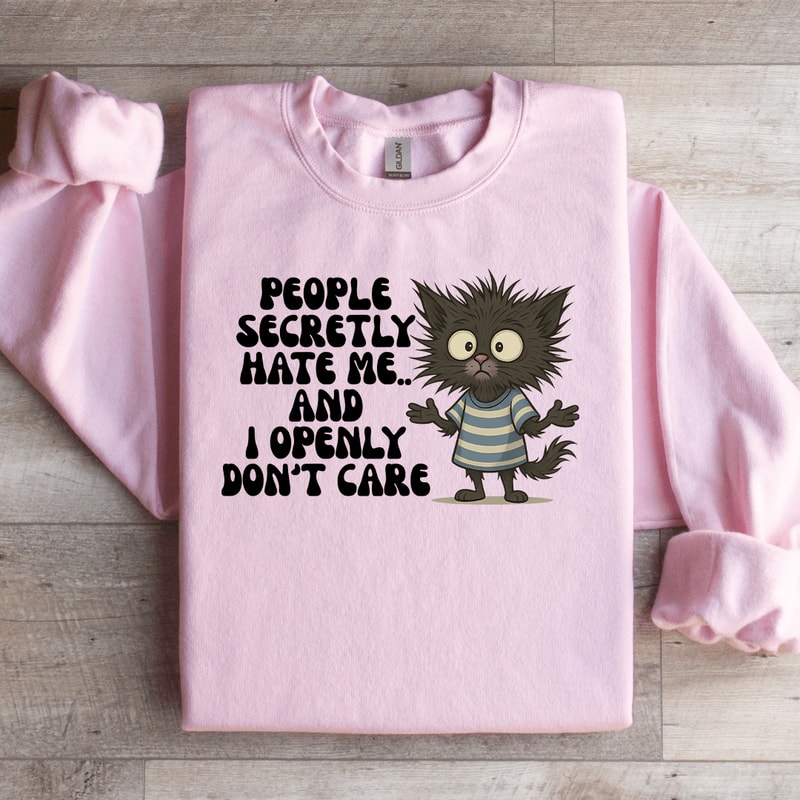 People Secretly Hate Me Sweartshirt 0