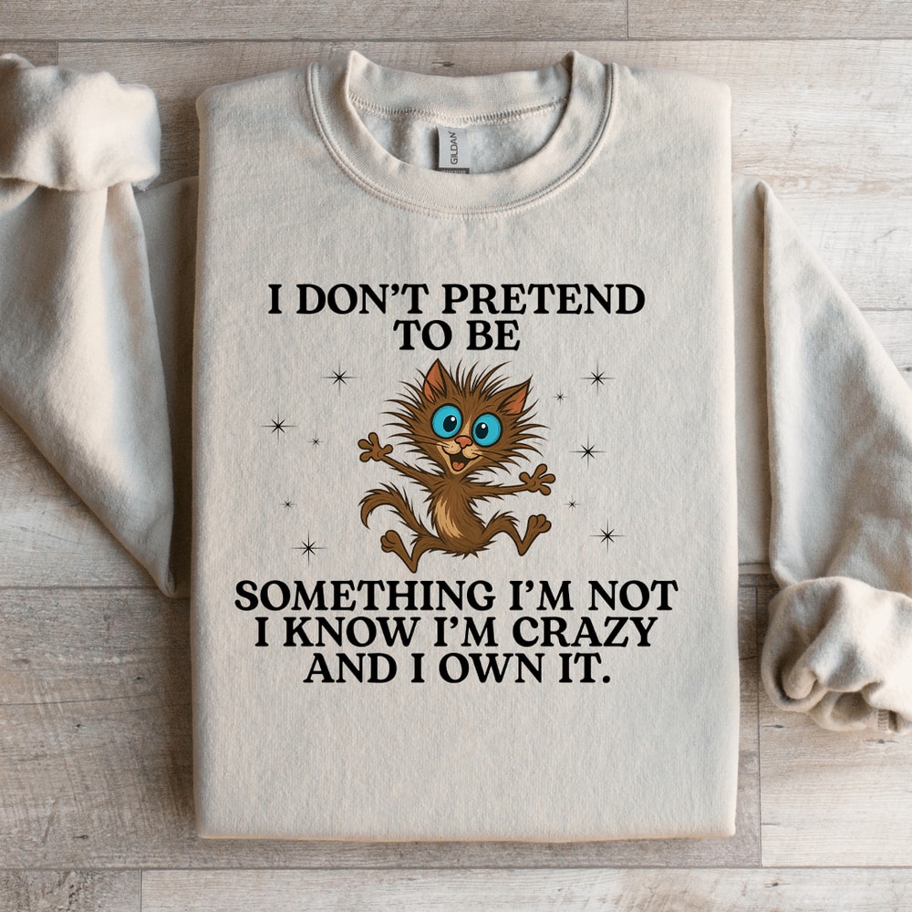 I Dont Pretend To Be Something Sweatshirt 2