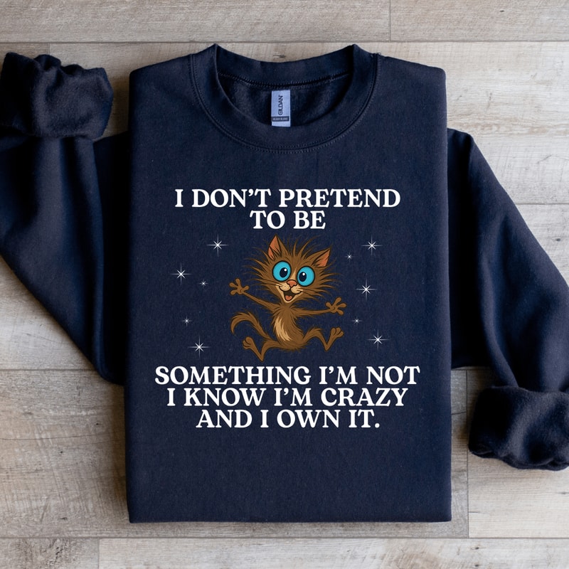 I Dont Pretend To Be Something Sweatshirt 3
