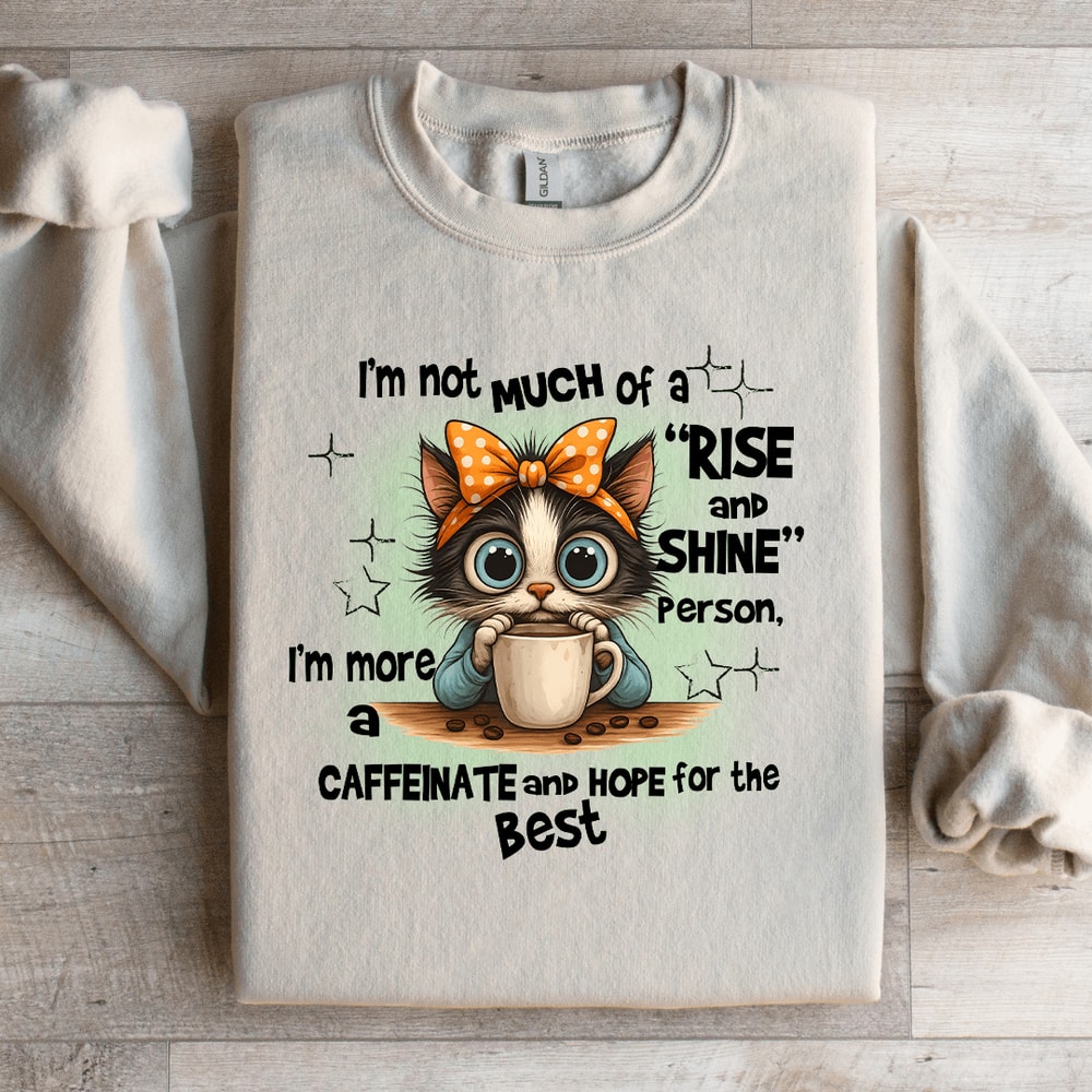 Im Not Much Of A Rise And Shine Person Sweatshirt 1