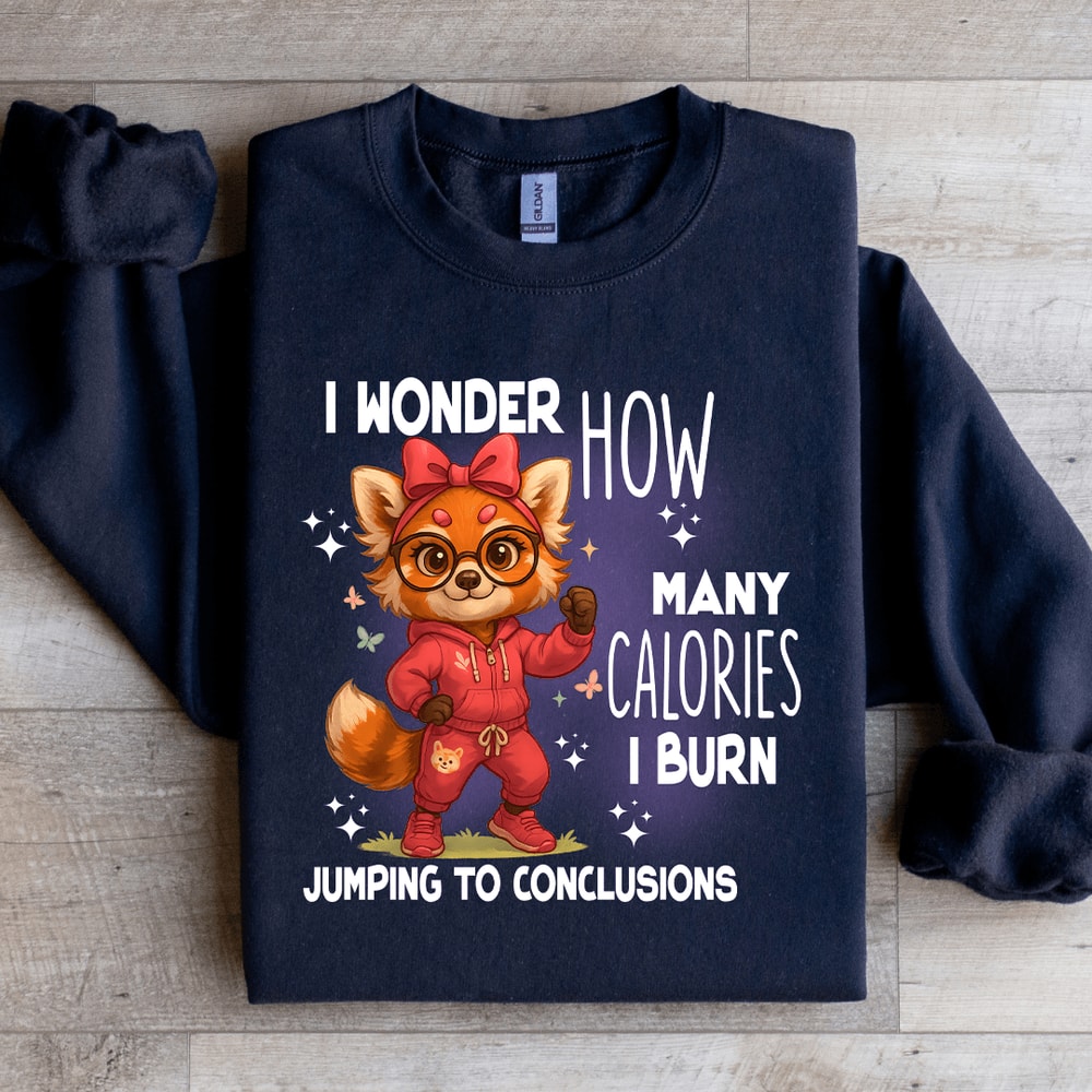 I Wonder How Many Calories Sweatshirt 2