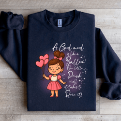 a good mood is like a balloon one little prick sweatshirt
