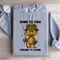 Born To Fish Forced To Work Sweatshirt 0
