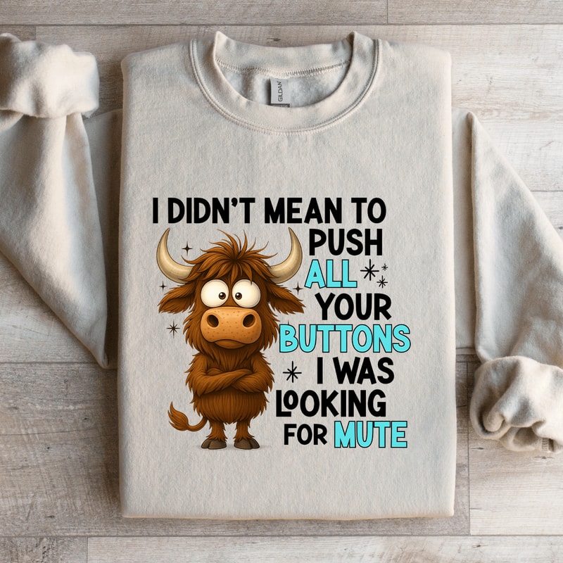 I Didnt Mean To Push Sweatshirt 1