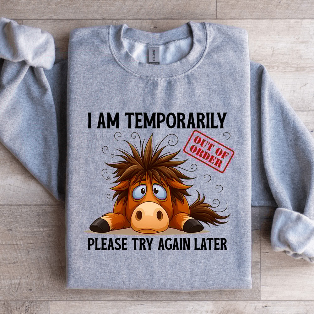 Im Temporarily Out Of Order Sweatshirt 3