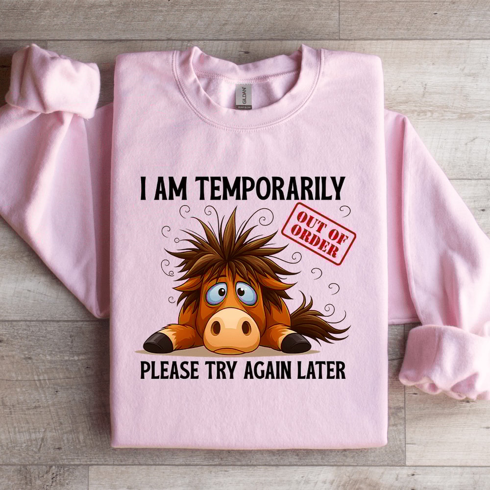 Im Temporarily Out Of Order Sweatshirt 4