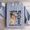 I Hate My Job But It Pays For The Wine Sweatshirt 4
