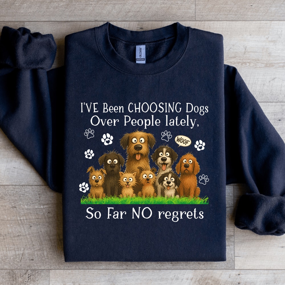 Ive Been Choosing Dogs Over People Lately Sweatshirt 3