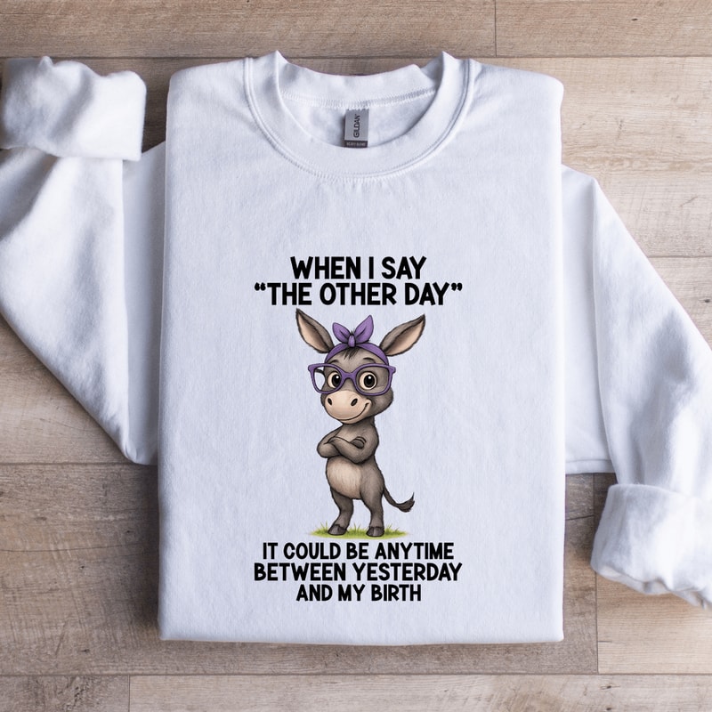 When I Say The Other Day Sweatshirt 0