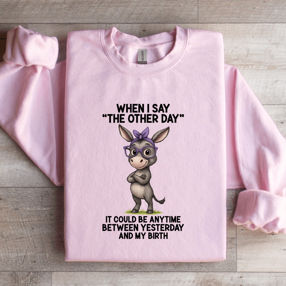 When I Say The Other Day Sweatshirt 3