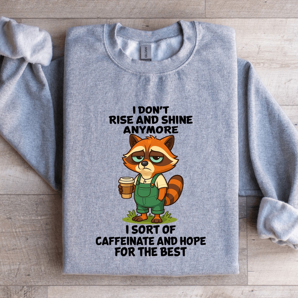 I Dont Rise And Shine Anymore Sweatshirt 3