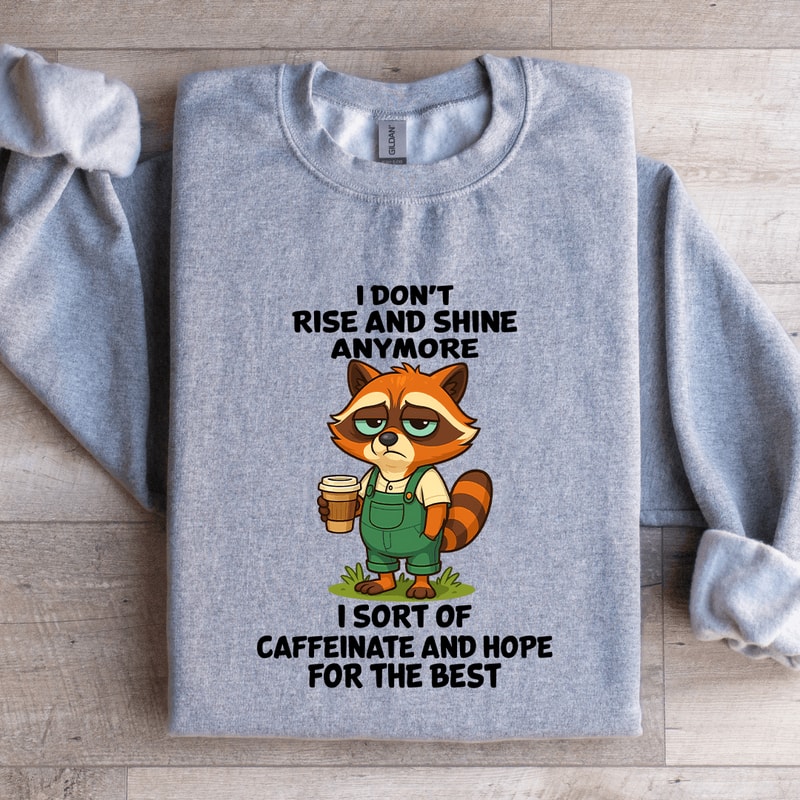 I Dont Rise And Shine Anymore Sweatshirt 3