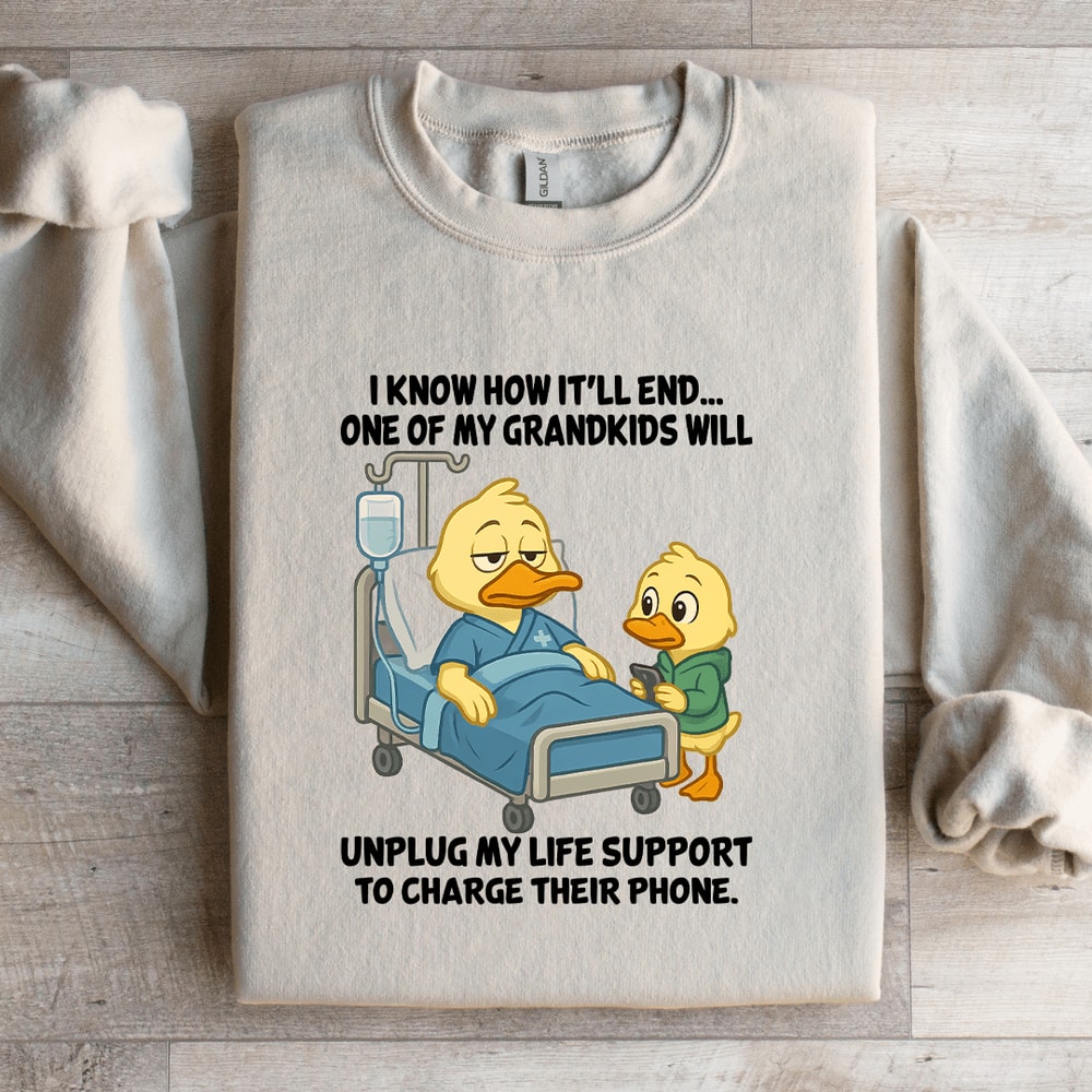 I Know How Itll End One Of My Grandkids Sweatshirt 1