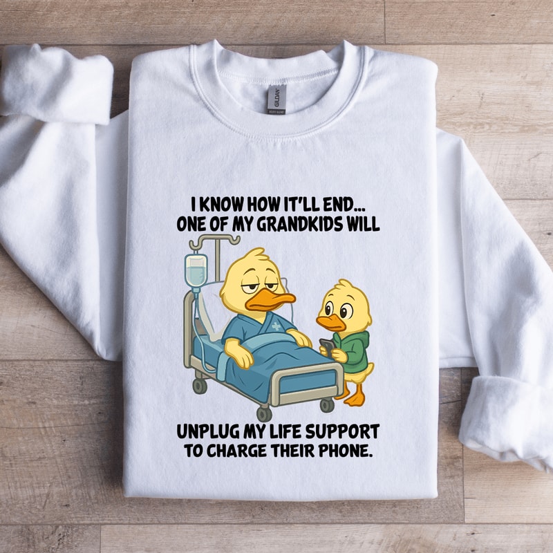 I Know How Itll End One Of My Grandkids Sweatshirt 2