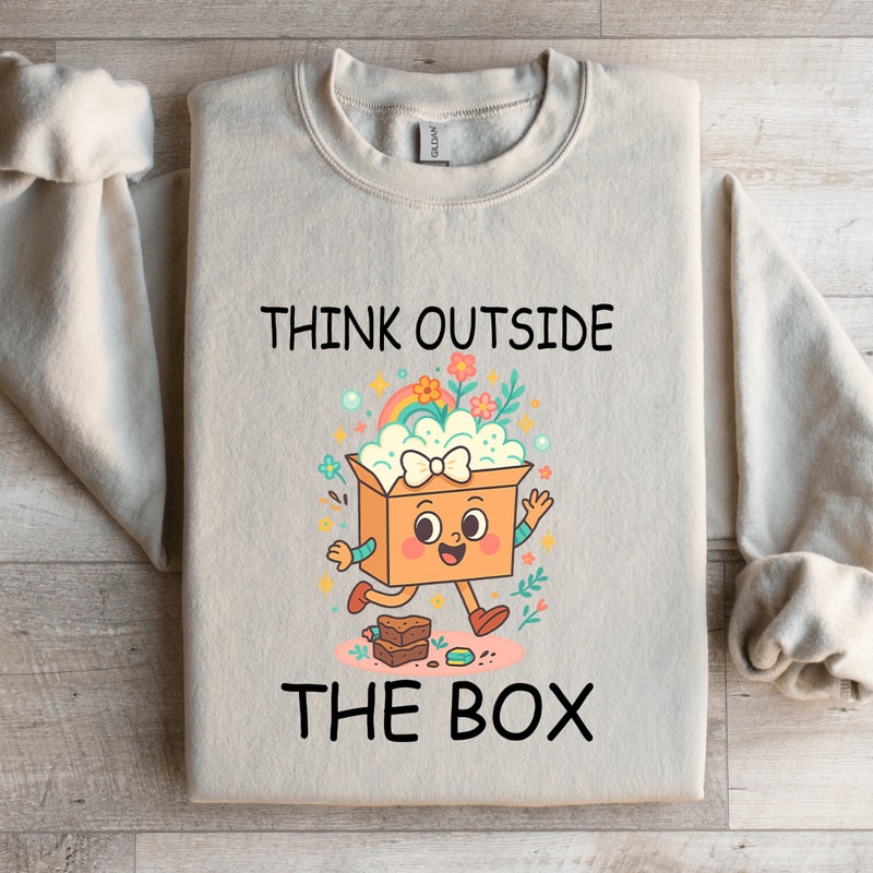Think Outside The Box Sweatshirt 0