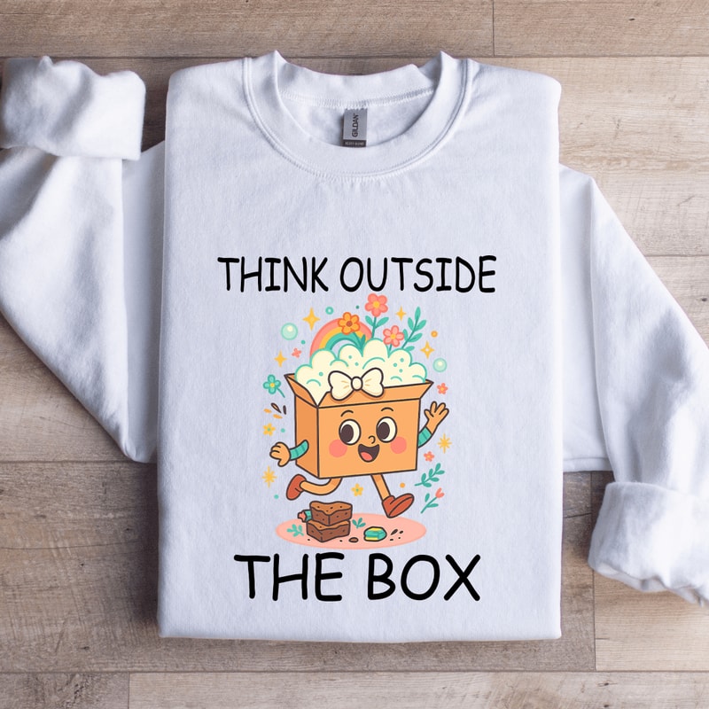 Think Outside The Box Sweatshirt 2