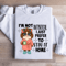 Im Not Antisocial I Just Prefer To Stay At Home Sweatshirt 0