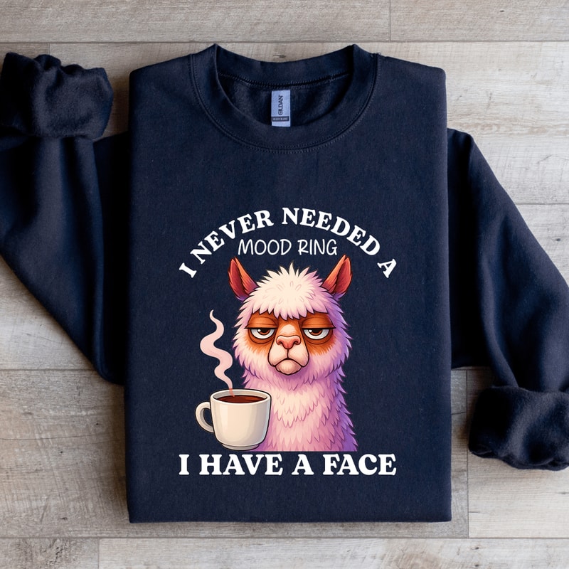 I Never Needed A Mood Ring Sweatshirt 1