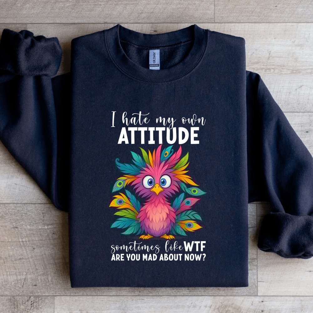 I Hate My Own Attitude Sweatshirt 2