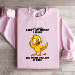 some people aren't just missing a screw sweatshirt