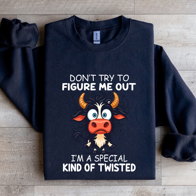 Dont Try To Figure Me Out Sweatshirt 2
