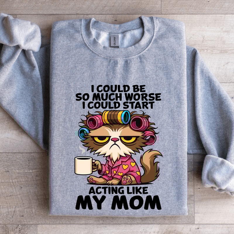 I Could Be So Much Worse Sweatshirt 3