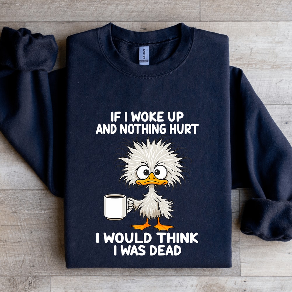 If I Woke Up And Nothing Hurt Sweatshirt 0