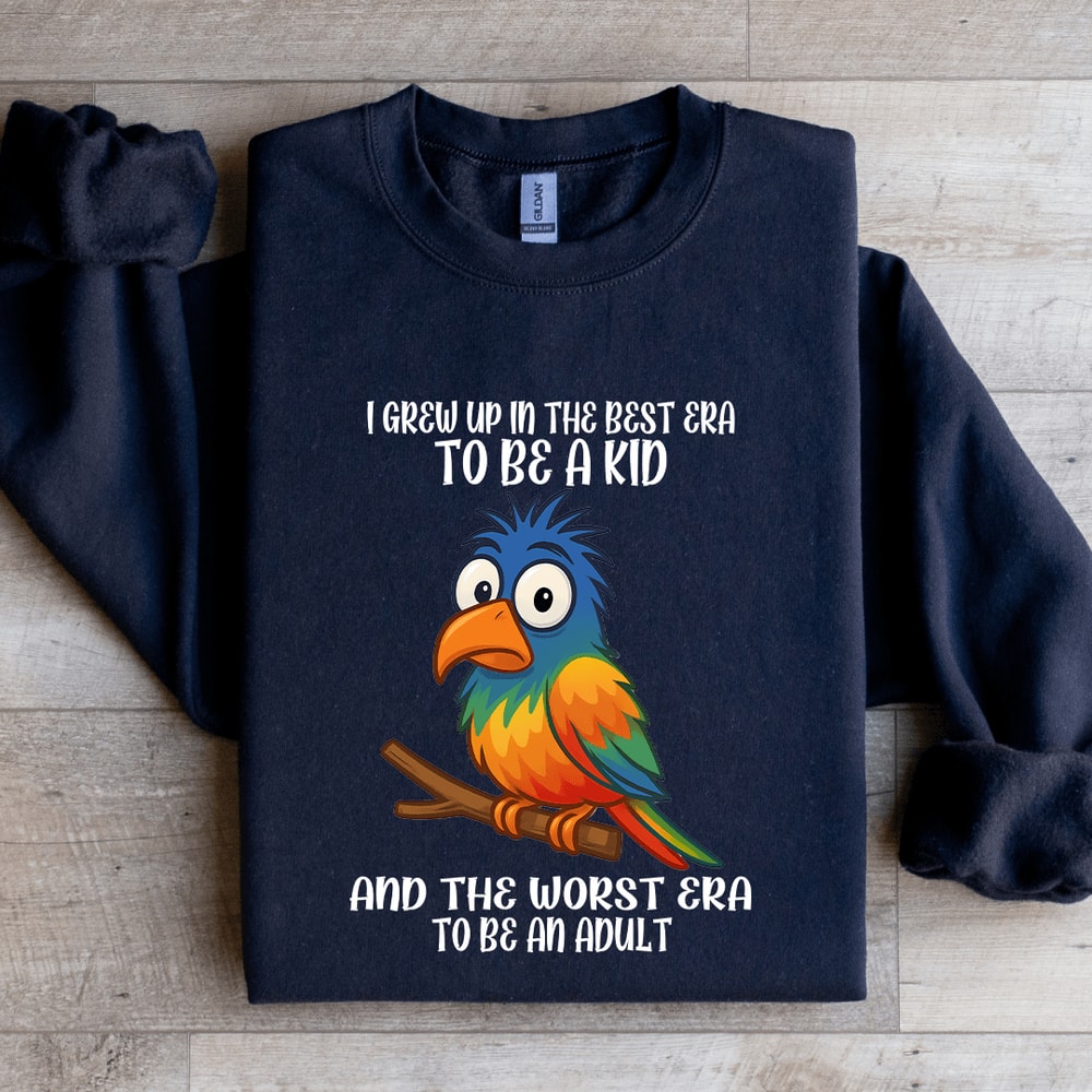 I Grew Up In The Best Era To Be A Kid Sweatshirt 2