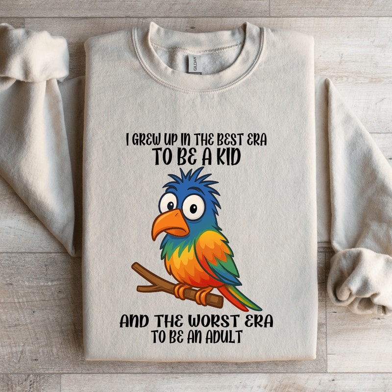 I Grew Up In The Best Era To Be A Kid Sweatshirt 4