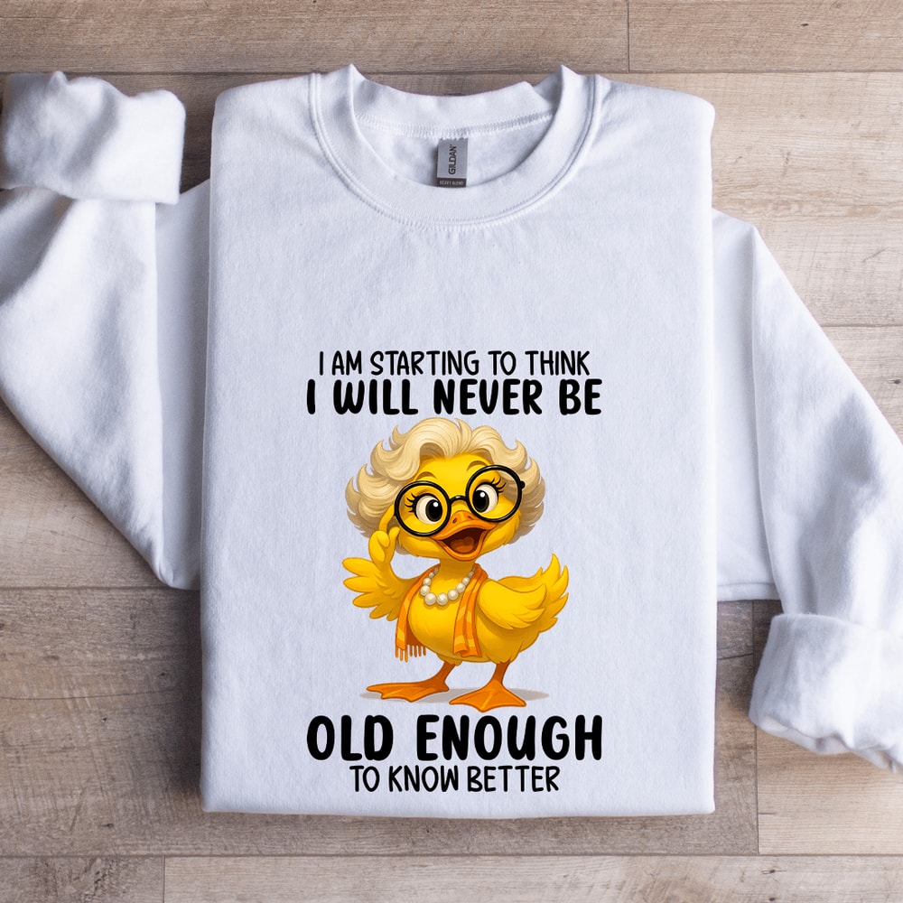 I Am Starting To Think Sweatshirt 1