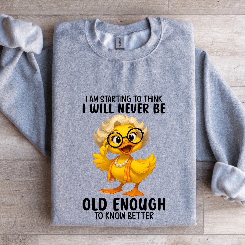 I Am Starting To Think Sweatshirt 3