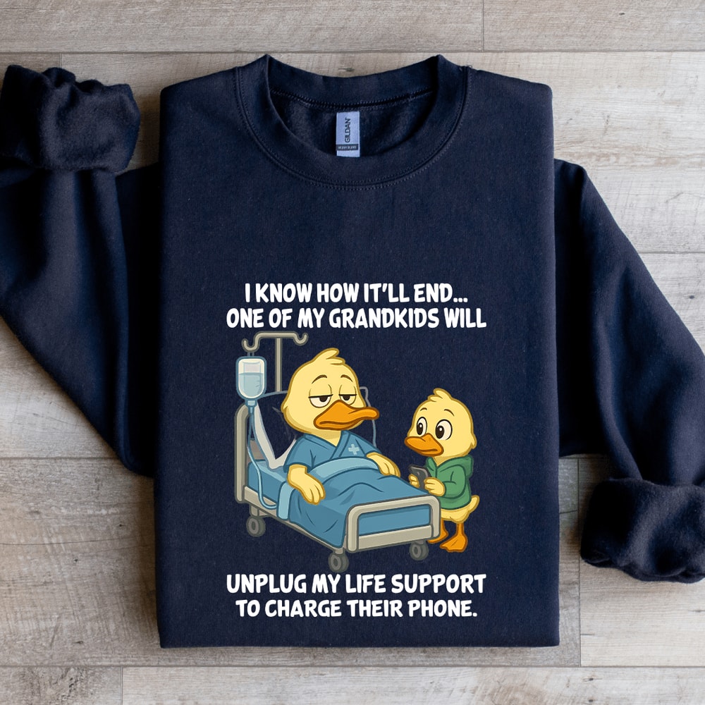 I Know How Itll End One Of My Grandkid Sweatshirt 1