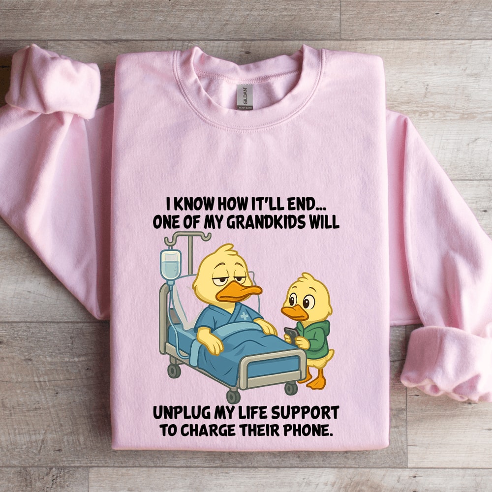 I Know How Itll End One Of My Grandkid Sweatshirt 3