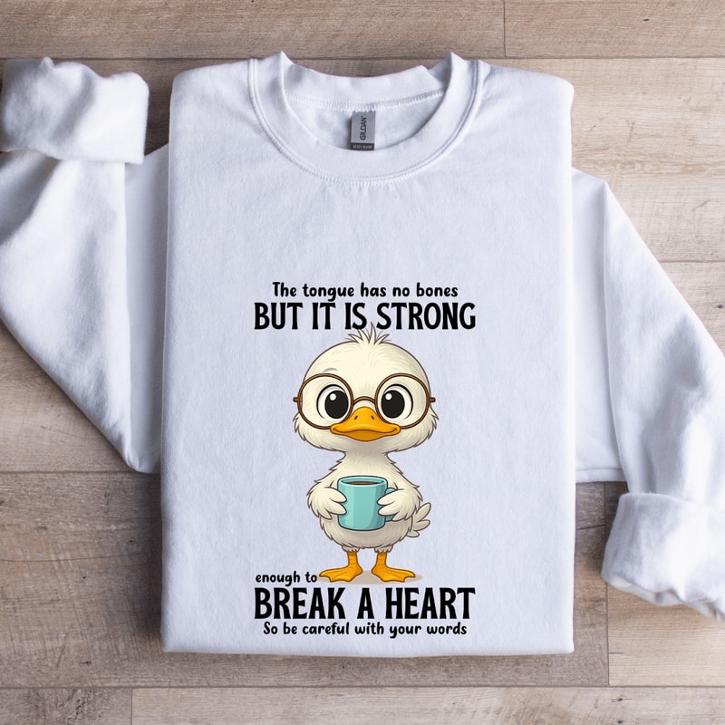 The Tongue Has No Bones Sweatshirt 0