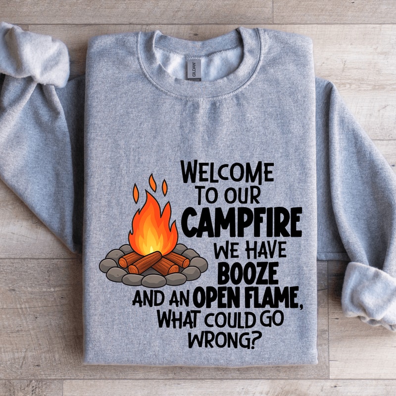 Welcome To Our Campfire Sweatshirt 2