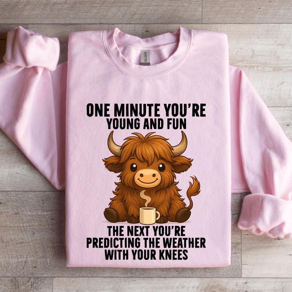 One Minute Youre Young And Fun Sweatshirt 3
