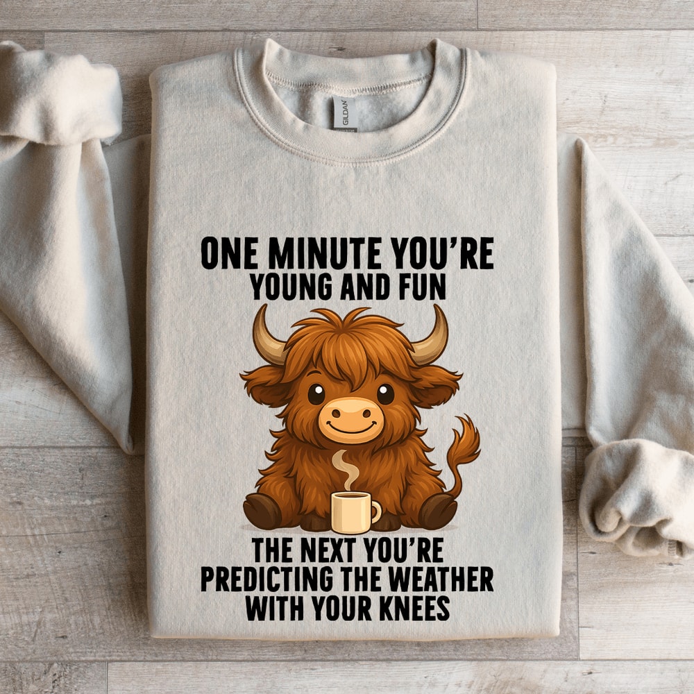 One Minute Youre Young And Fun Sweatshirt 4